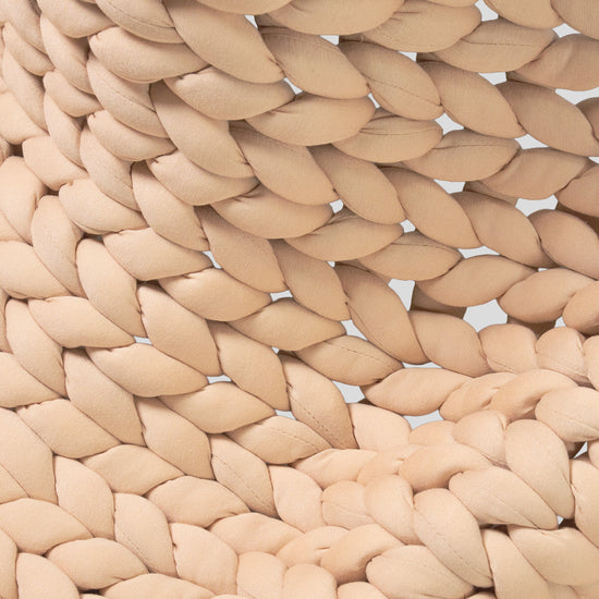 Couverture Lestée pour Adultes - Tricot épais Taupe 04
