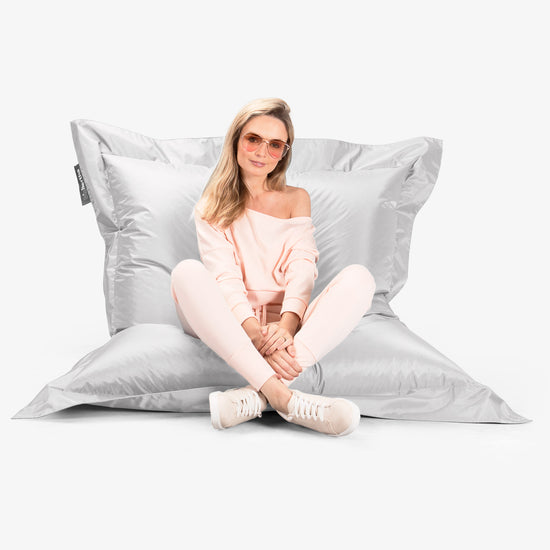 Pouf Géant XXL Original - SmartCanvas™ Blanc 05