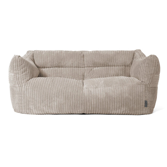 Canapé Pouf Victor - Côtelé Vison 01