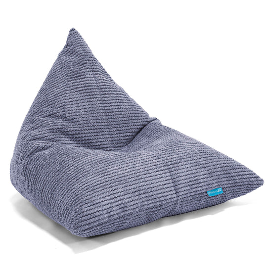 Chaise Enfant - Velours Côtelé Gaufré Violet 01