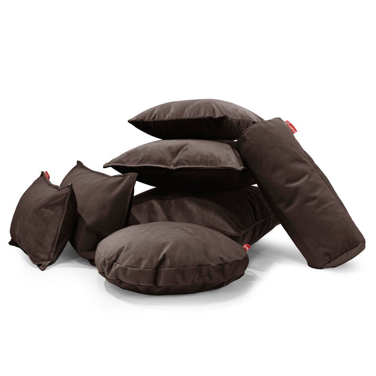 Coussin 47 x 47cm - Velours Espresso 04