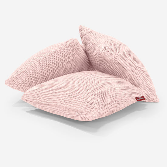 Coussin 47 x 47cm - 100% Coton Ellos Bébé rose 03