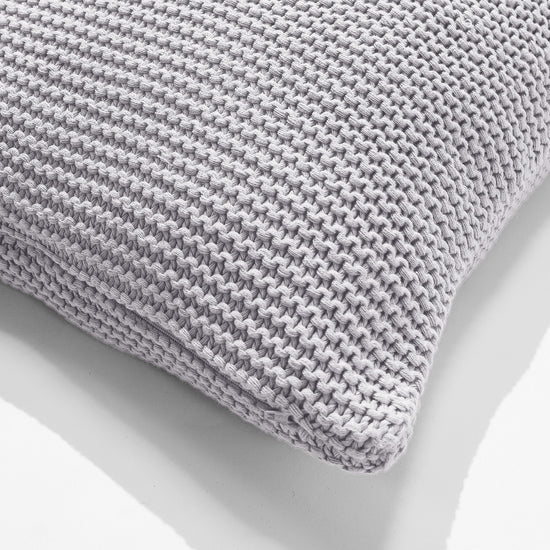 Coussin 47 x 47cm - 100% Coton Ellos Gris clair 02