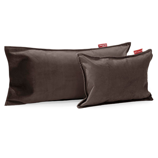 Coussin Rectangulaire 35 x 50cm - Velours Espresso 03