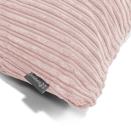 Grand Coussin 70 x 70cm - Côtelé Rose 03