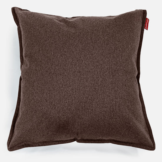 Grand Coussin 70 x 70cm - Interalli Laine Marron 01