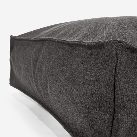 Grand Coussin de Sol - Interalli Laine Gris 02