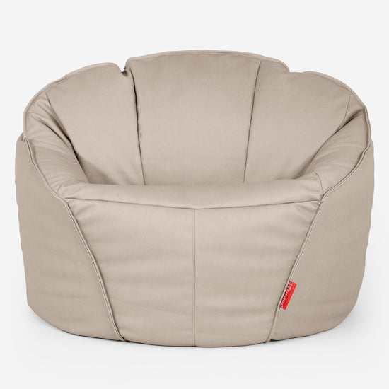 Le Pouf Gamer Suprême - Cuir Végan Ivoire 02
