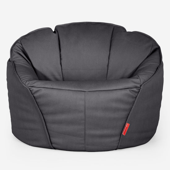 Le Pouf Gamer Suprême - Cuir Végan Noir 02