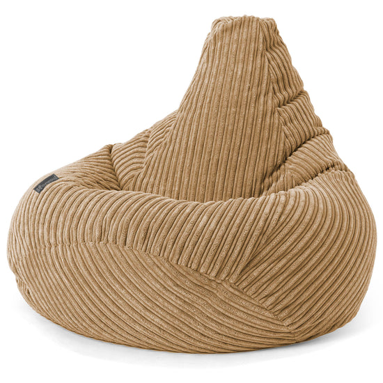 Pouf Gamer pour Enfant 6-14 ans - Côtelé Sable 03