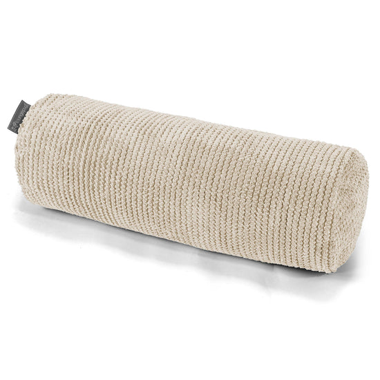 Traversin 20 x 55cm - Velours Côtelé Gaufré Crème 01