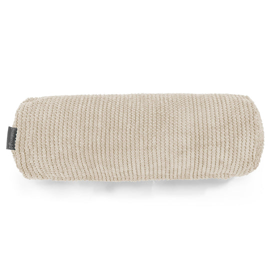Traversin 20 x 55cm - Velours Côtelé Gaufré Crème 02
