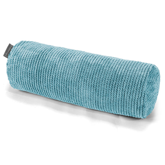 Traversin 20 x 55cm - Velours Côtelé Gaufré Mer Égée 01