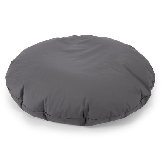 Flexforma Pouf Rond pour Enfant 2-14 ans - Entretien Facile Gris Foncé 01