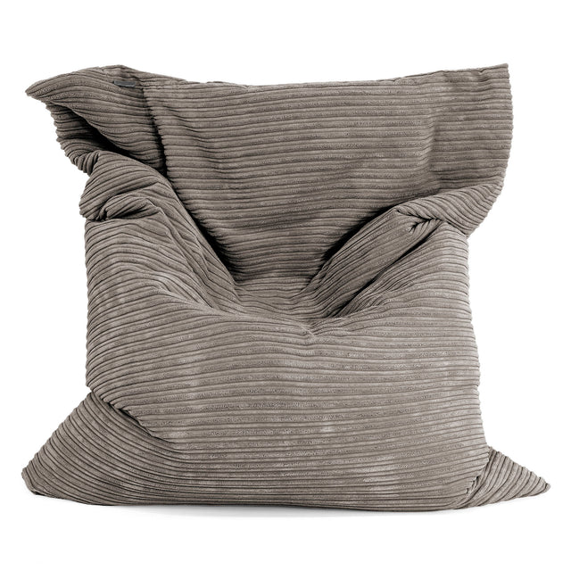 Pouf Géant XXL - Côtelé Anthracite 01