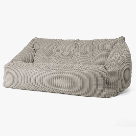 Canapé Pouf Maya - Côtelé Vison 03