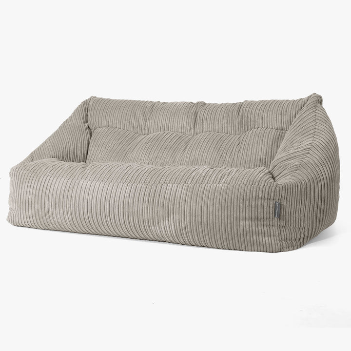 Canapé Pouf Maya - Côtelé Vison 03