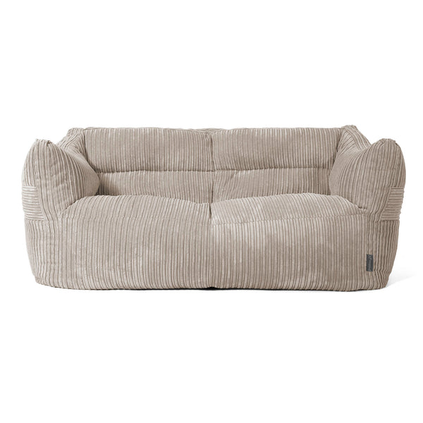Canapé Pouf Victor - Côtelé Vison 01