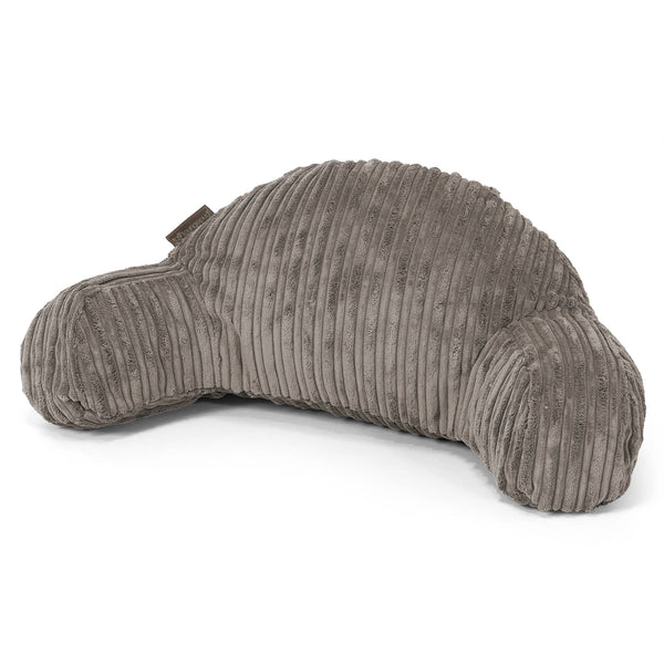 Coussin de Lecture avec Dossier pour Enfants - Côtelé Anthracite 01