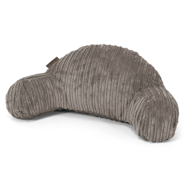 Coussin de Lecture avec Dossier pour Enfants - Côtelé Anthracite 01