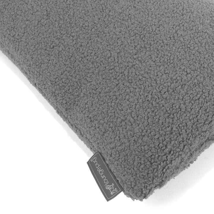 Grand Housse de Coussin 70 x 70cm - Bouclé Gris 02
