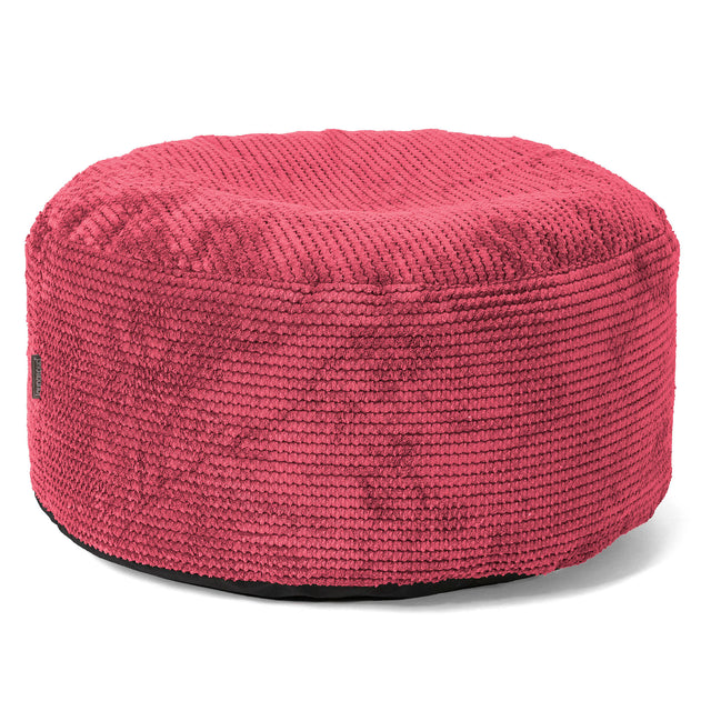 Grand Repose - Velours Côtelé Gaufré Rouge pastel 01