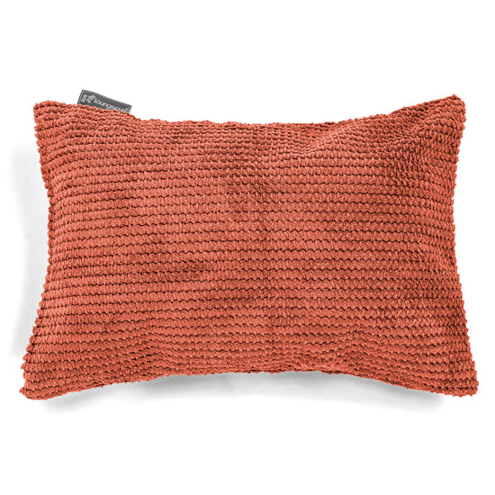 Housse de Coussin Rectangulaire 35 x 50cm - Velours Côtelé Gaufré Citrouille 01