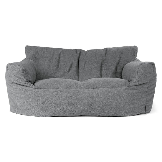Joséphine Canapé Pouf - Bouclé Gris 01