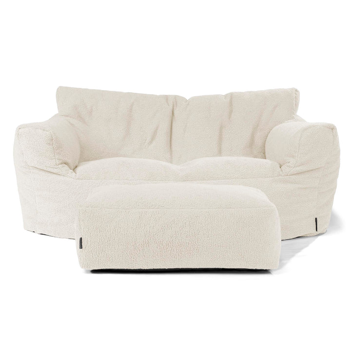 Joséphine Canapé Pouf - Bouclé Ivoire 02
