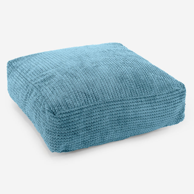 Grand Coussin de Sol Housse de Remplacement - Velours Côtelé Gaufré 01
