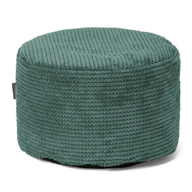 Petit Repose - Velours Côtelé Gaufré Vert Mousse 01