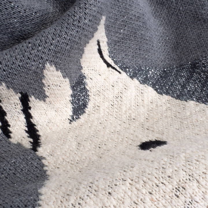 Couverture / Plaid Enfant - Tricoté Licorne Solo 05