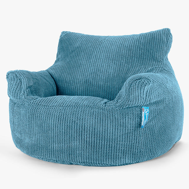 Fauteuil Pouf Enfant 3-8 ans Housse de Remplacement - Velours Côtelé Gaufré 01