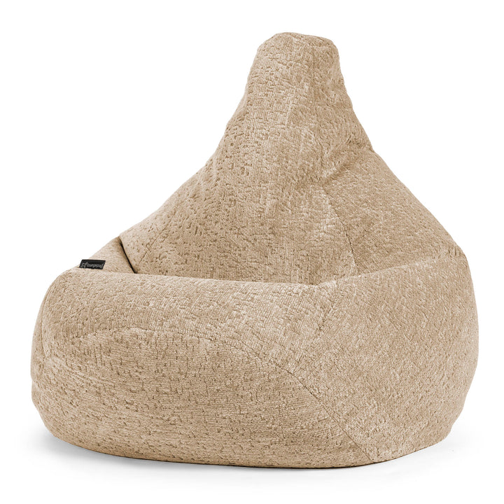 Pouf Poire Gamer - Chenille Luxe Vison 02