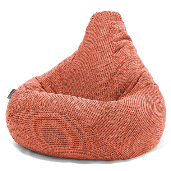Pouf Poire Gamer - Velours Côtelé Gaufré Citrouille 02