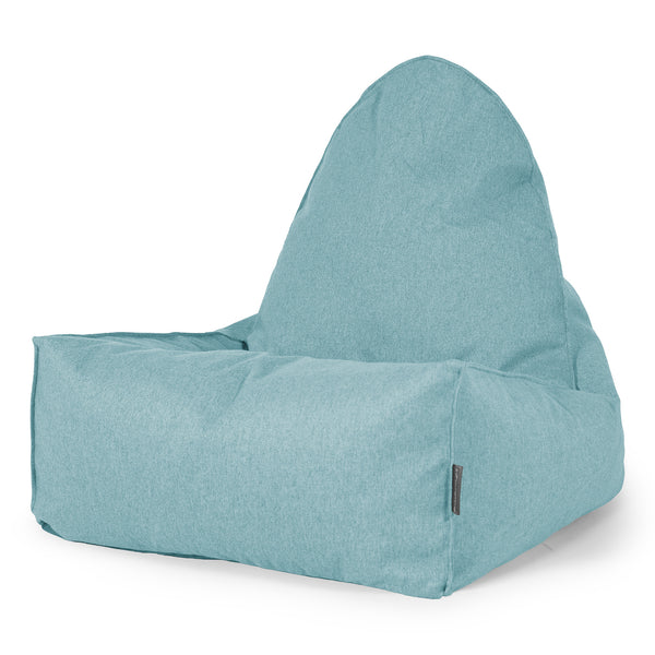 Pouf Relax Style Scandi - Interalli Laine Aqua 01