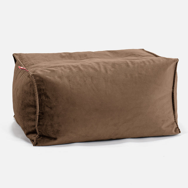 Petit Repose Pied Housse de Remplacement - Velours 01