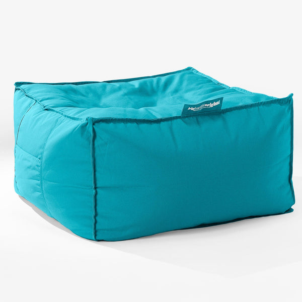 Big Bertha Original, SoleiStorm™ Ultra 2000 h+ Gros Pouf Carré, Extérieur, Olefin Aqua