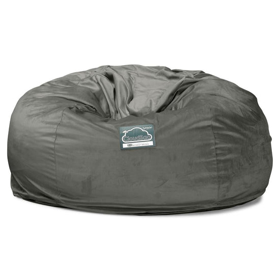 Lounge Pug, CloudSac 1010 XXL, Canapé Pouf Géant XXL à Mémoire de Forme, Gros Pouf Sofa, Velours Anthracite