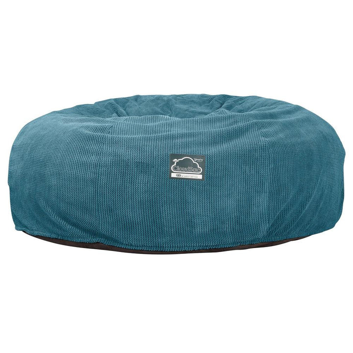 Lounge Pug, CloudSac 3000 XXL, Grand Canapé Pouf à Mémoire de Forme, Gros Pouf Sofa, Velours Côtelé Gaufré Mer Égéé