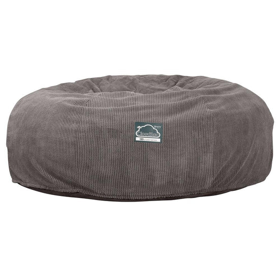 Lounge Pug, CloudSac 3000 XXL, Grand Canapé Pouf à Mémoire de Forme, Gros Pouf Sofa, Velours Côtelé Gaufré Anthracite
