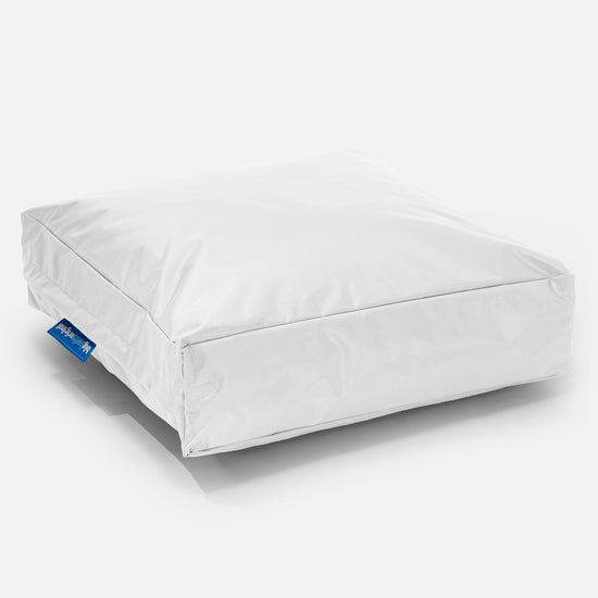 Grand Coussin de Sol Extérieur - SmartCanvas™ Blanc 01