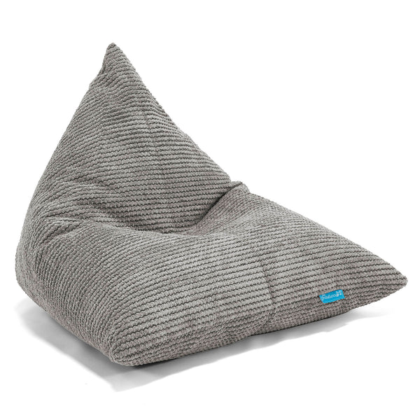 Chaise Enfant - Velours Côtelé Gaufré Anthracite 01