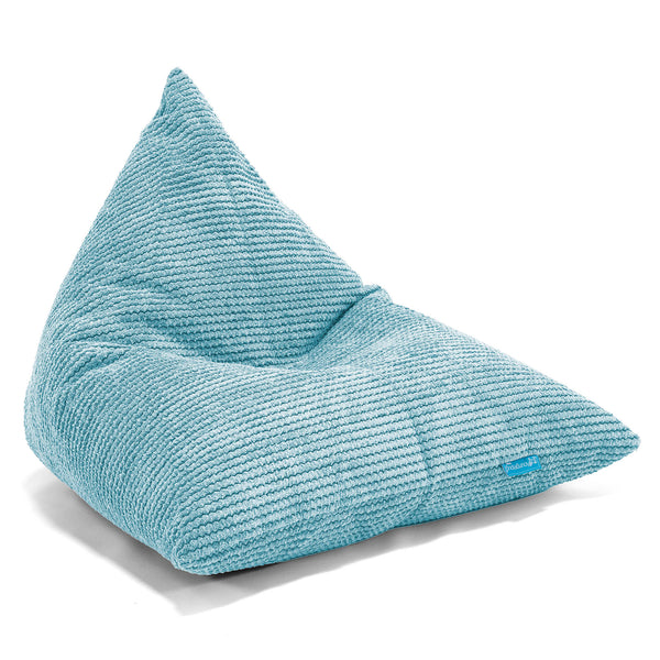 Chaise Enfant - Velours Côtelé Gaufré Mer Égée 01