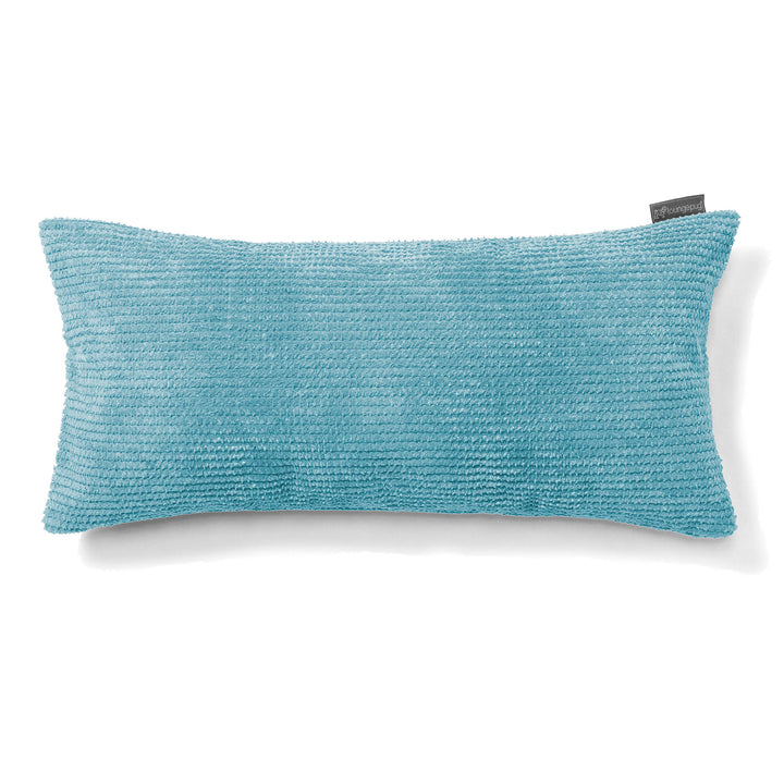 Coussin Rectangulaire Géant 40 x 80cm - Velours Côtelé Gaufré Mer Égée 01