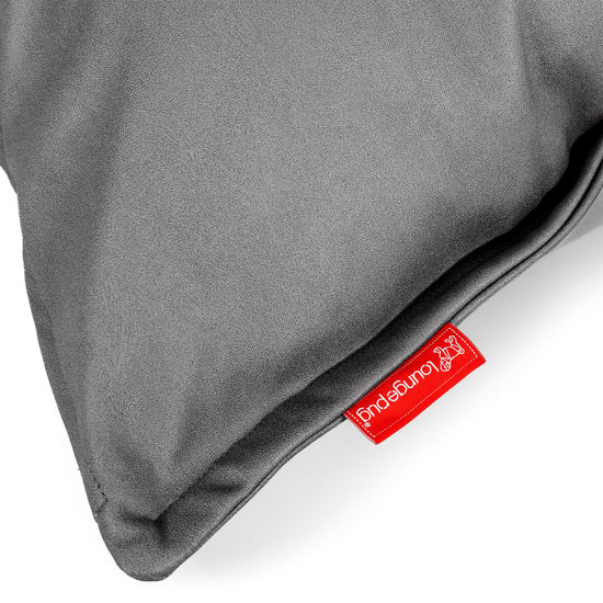 Housse de Coussin 47 x 47cm - Cuir Végan Gris 03
