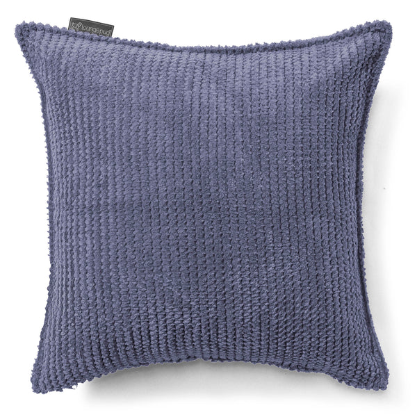 Coussin 47 x 47cm - Velours Côtelé Gaufré Violet 01