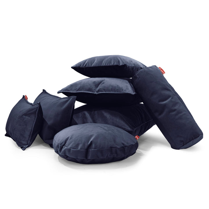 Coussin 47 x 47cm - Velours Bleu Marine 04