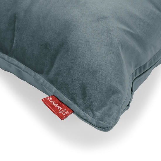Coussin 47 x 47cm - Velours Mer Égée 03
