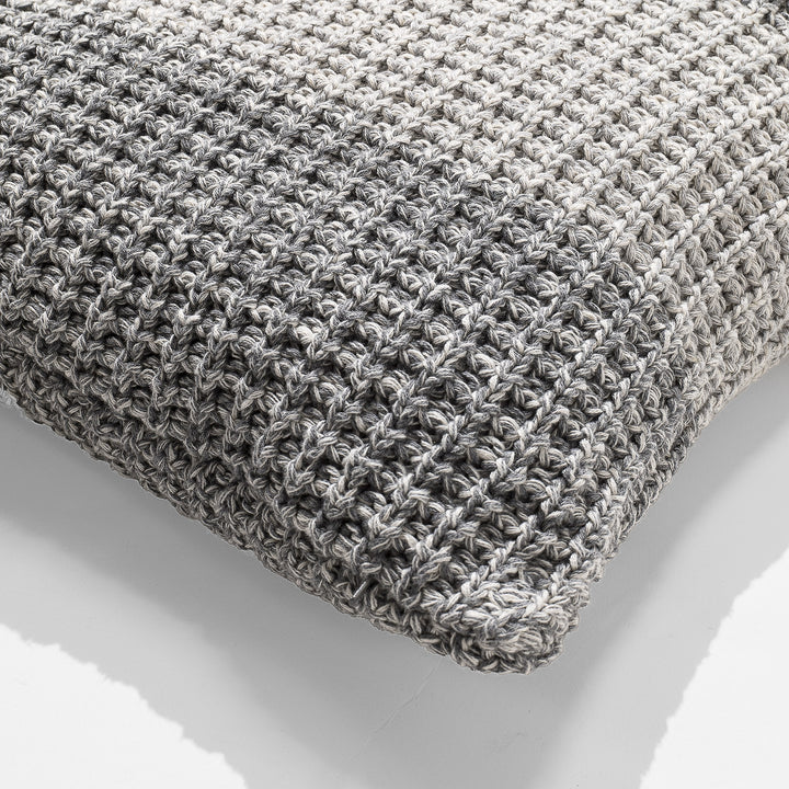 Coussin 47 x 47cm - 100% Coton Chester Gris 02
